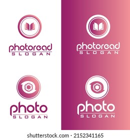 Photo read - Photo logo concept