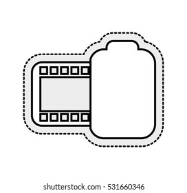 photo roll isolated icon vector illustration design