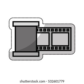 photo roll isolated icon vector illustration design