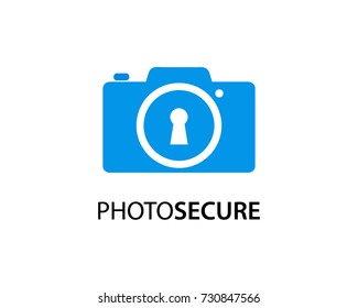 Photo Secure logo template design