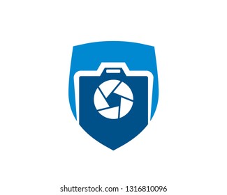 Photo Secure Logo Template, Icon, Symbol - Vector