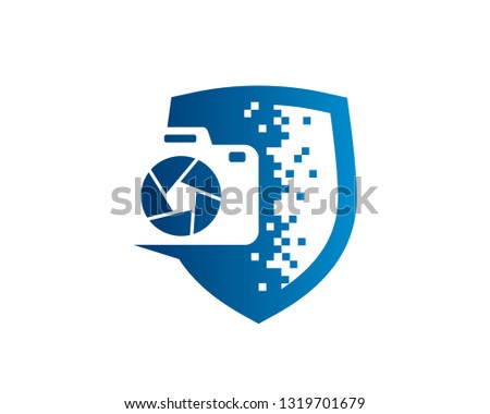 Photo Secure Logo Template, Icon, Symbol - Vector
