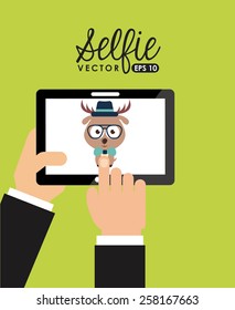 photo selfie design, vector illustration eps10 graphic 