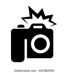 photo service black solid vector icon