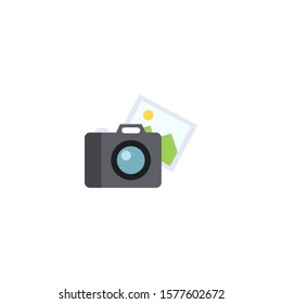 Photo services creative icon. flat illustration. From Services icons collection. Isolated Photo services sign on white background