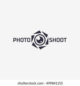 Photo Shoot Logo Template Design Vector Stock Vector (royalty Free 