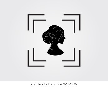 Photo sight, icon, vector illustration of Eps10