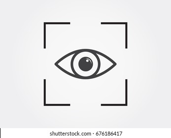 Photo sight, icon, vector illustration of Eps10