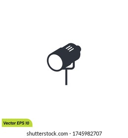 photo spotlights icon illustration in trendy flat style. vector