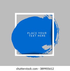 Photo square frame. Vector illustration