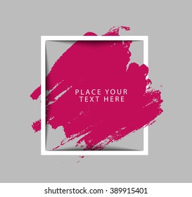 Photo square frame. Vector illustration