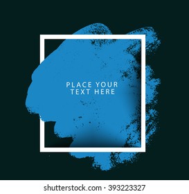 Photo square frame. Vector illustration