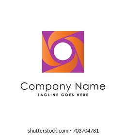photo square logo template