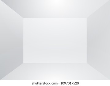 Photo studio background.Gray empty room for your design.Vector illustration.