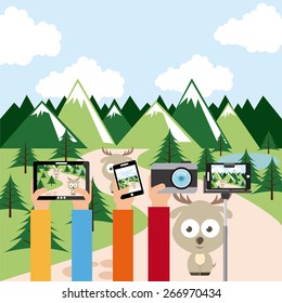 photo studio design, vector illustration eps10 graphic 