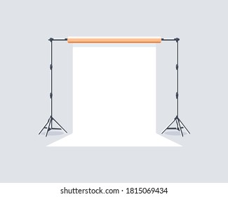 Photo studio element isolated on white background. Vector illustration