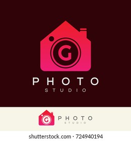 photo studio initial Letter G Logo design