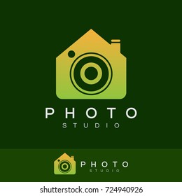 photo studio initial Letter O Logo design
