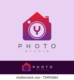 photo studio initial Letter Y Logo design