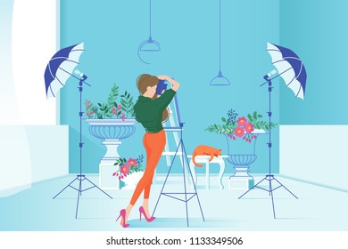 Photo studio interior