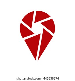 Photo Studio  Location Logo
