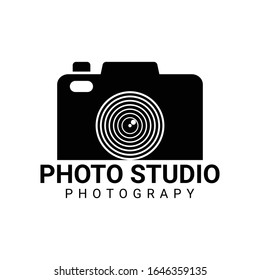 Photo studio logo design template