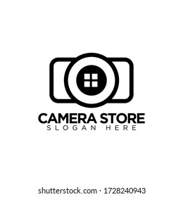 Plantilla de diseño de logotipo de Photo Studio