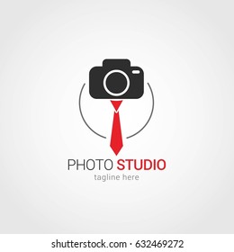Photo Studio Logo Design Template. Vector Illustration