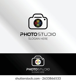 Photo Studio Logo with Star and Camera


