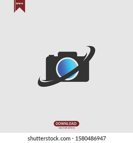 Photo studio logo template vector design