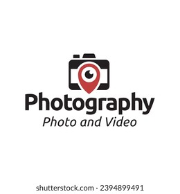 Vector vintage del logotipo del estudio de fotos. Hipster y estilo retro. Perfecto para su diseño de negocios.