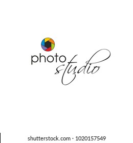 Photo studio template for logo