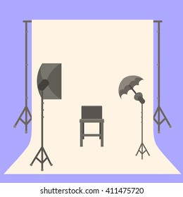Photo studio vector icon