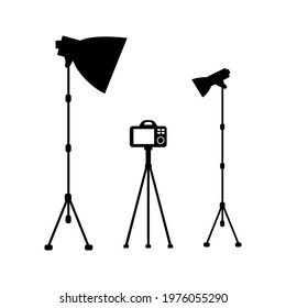 Photo studio vector Icon. PHOTO SESSION illustration sign collection. photograph symbol or logo.
