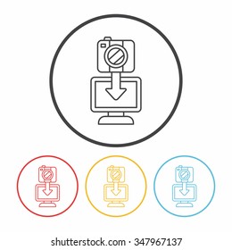 photo transfer icon
