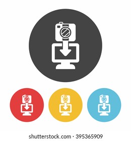 photo transfer icon