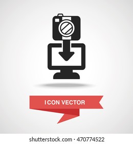 photo transfer icon