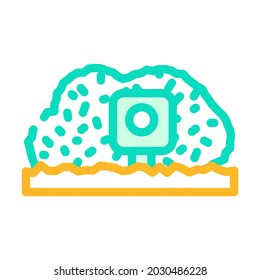 photo trap gadget color icon vector. photo trap gadget sign. isolated symbol illustration
