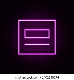 photo upload neon icon. Elements of online and web set. Simple icon for websites, web design, mobile app, info graphics