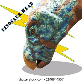 photo, vector, dinosaur stooping on isolated background
