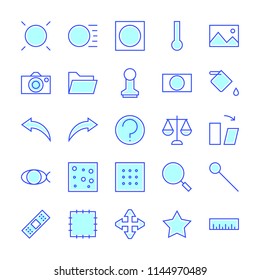 Photo and Vector Editing icons in for any purposes. Perfect for website mobile app presentation and any other projects. Suitable for any user interface and user experience.