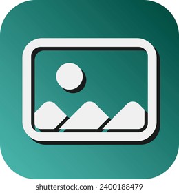 Photo Vector Glyph Gradient Background Icon For Personal And Commercial Use.
