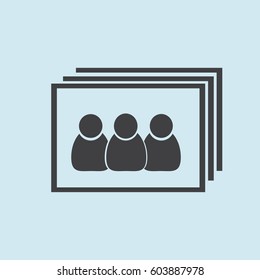 Photo vector icon
