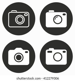Photo    vector icon. Illustration isolated for graphic and web design.