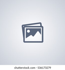 Photo vector icon, image vector icon