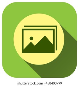 Photo vector icon , image symbol for your design, logo, application, UI, website