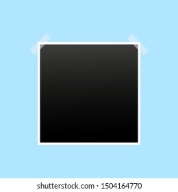 Photo vector icon isolated on the white background