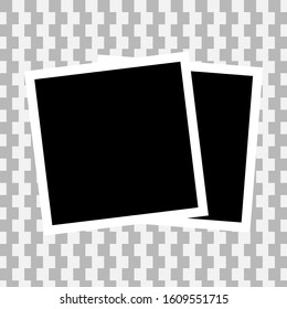 Photo vector set icons isolated on the white background