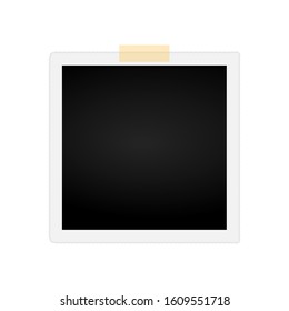 Photo vector set icons isolated on the white background