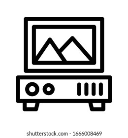 photo vector thin line icon 
